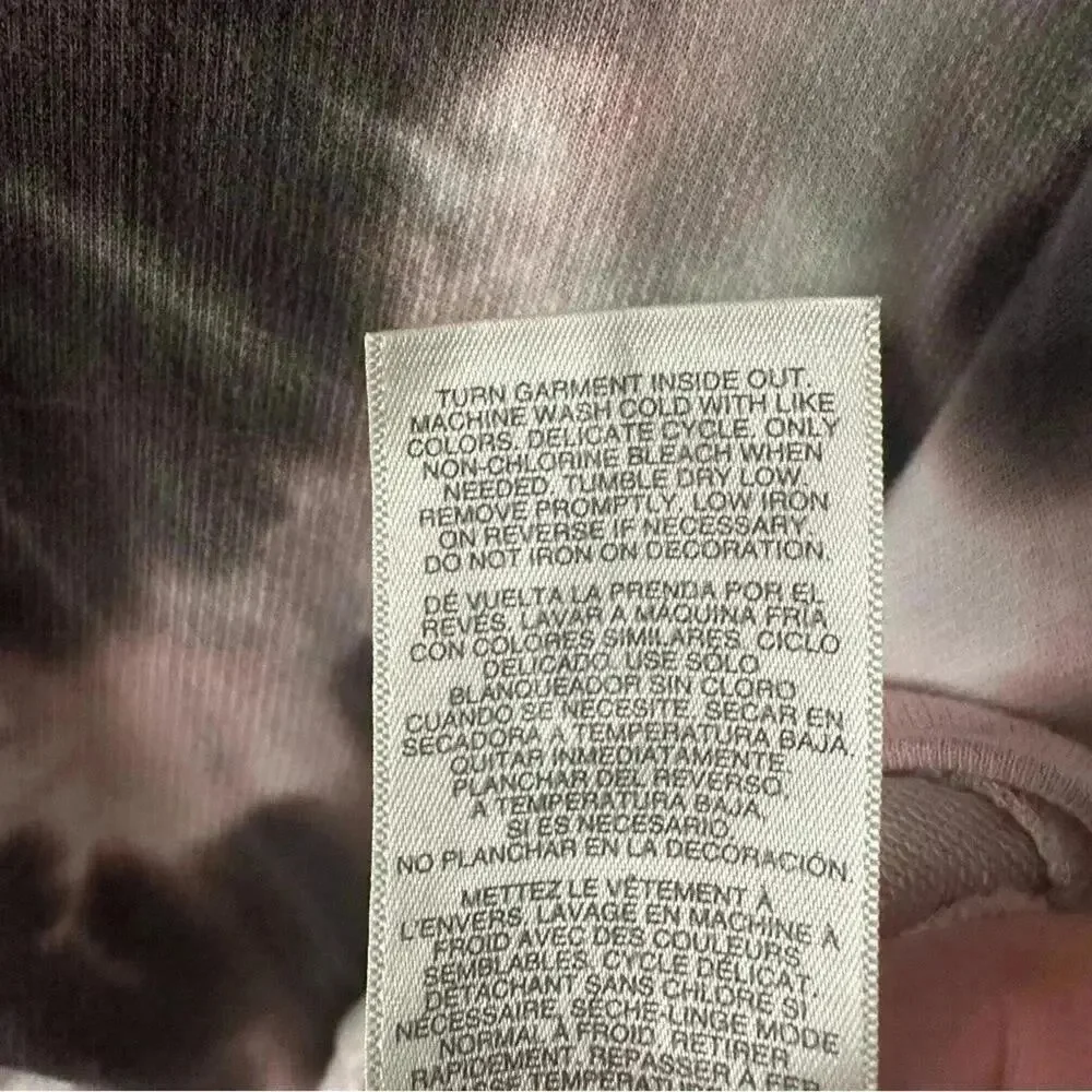 C&C California Twist Front Tie Dye Hoodie, casual beach in good condition size L - Picture 5 of 8